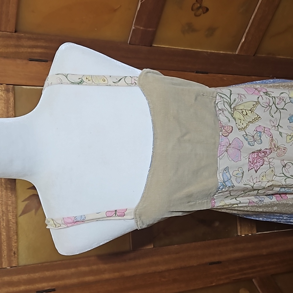 Vintage Cottagecore Patchwork Quilted Prairie Dre… - image 2